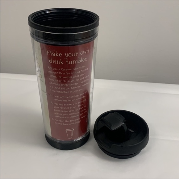 Starbucks Other - STARBUCKS Make Your Own Drink Tumbler 16oz/.47L includes 4 sheets of stickers